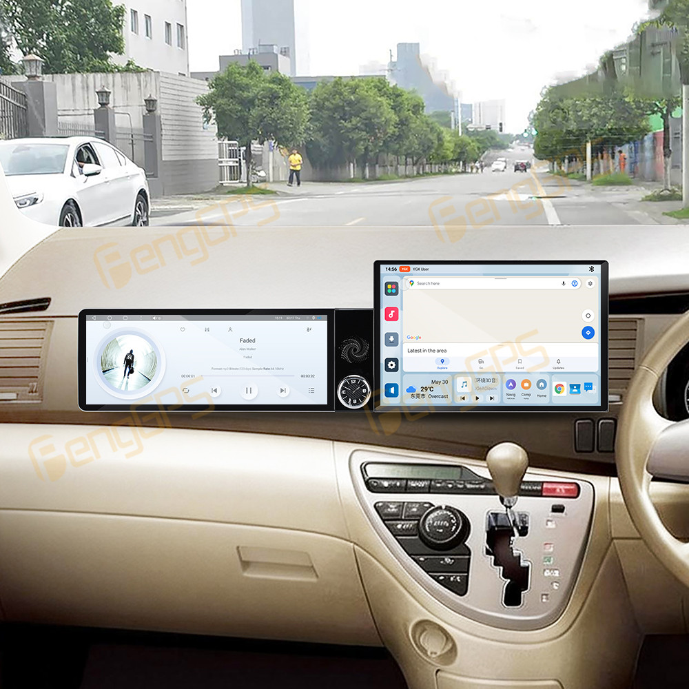 Android Auto Head Unit 12.3 Inch - راديو سيارة أندرويد لتويوتا إيزيس 2004-2017،