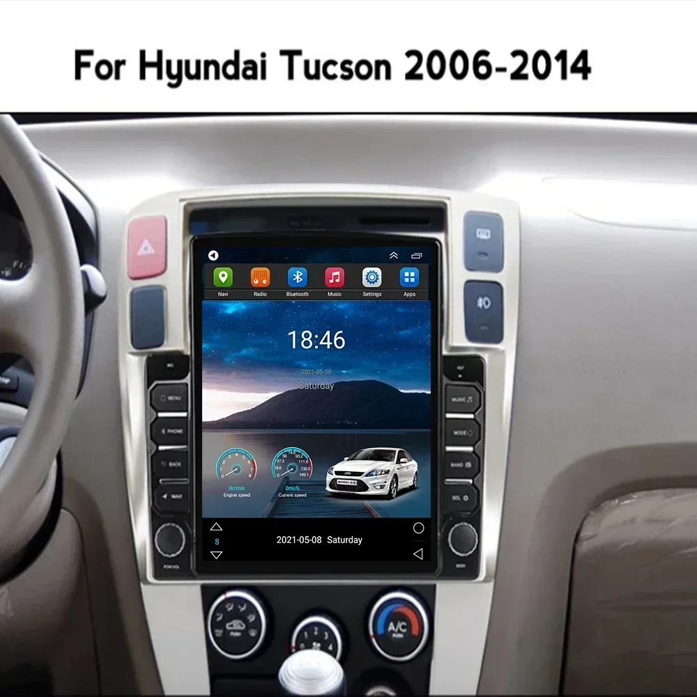 Tesla Style Screen Car Radio - راديو سيارة بنظام أندرويد 13 بتصميم
