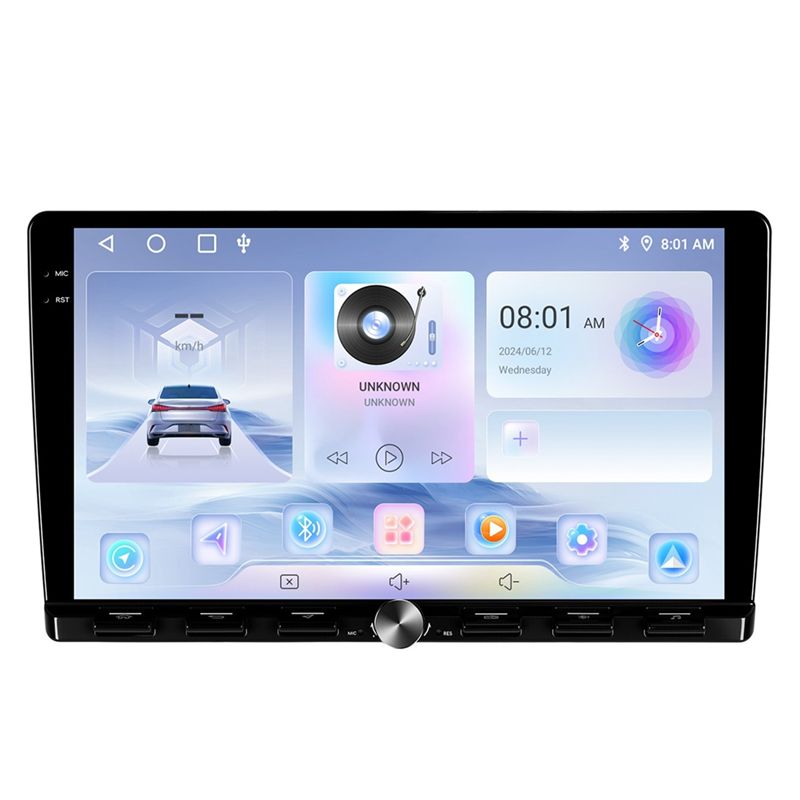 Car Multimedia Player Carplay Android Auto - راديو سيارة واي فاي مع نظام