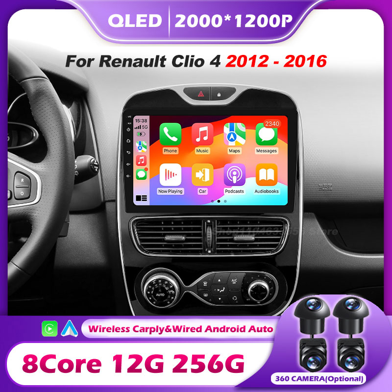 Car Radio Gps Navigation 10 Inch - لسيارة رينو كليو 4 2012-2016، راديو
