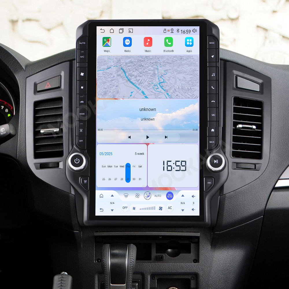 Tesla Style Screen Car Radio - شاشة 14.5 بوصة بنظام أندرويد 15.0