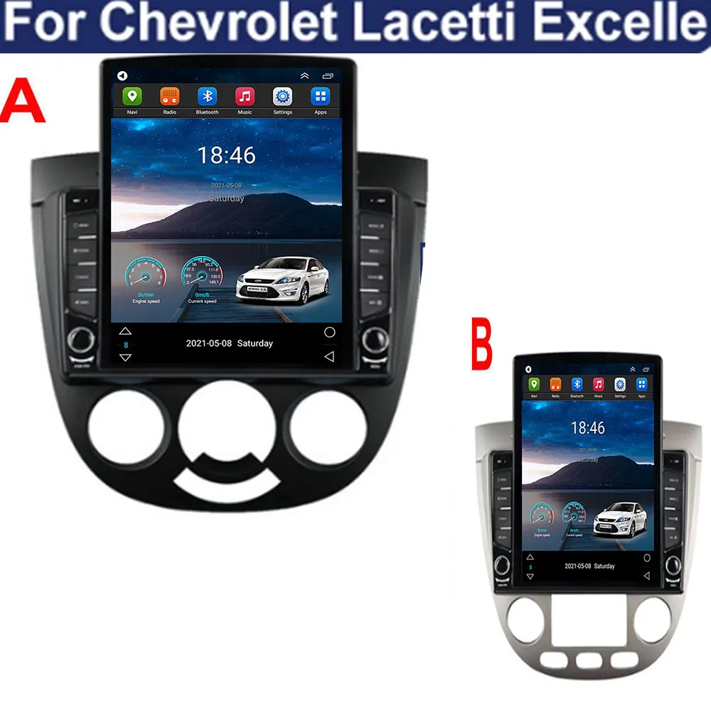 Tesla Style Screen Car Radio - مشغل راديو سيارة بنظام أندرويد 14.0،