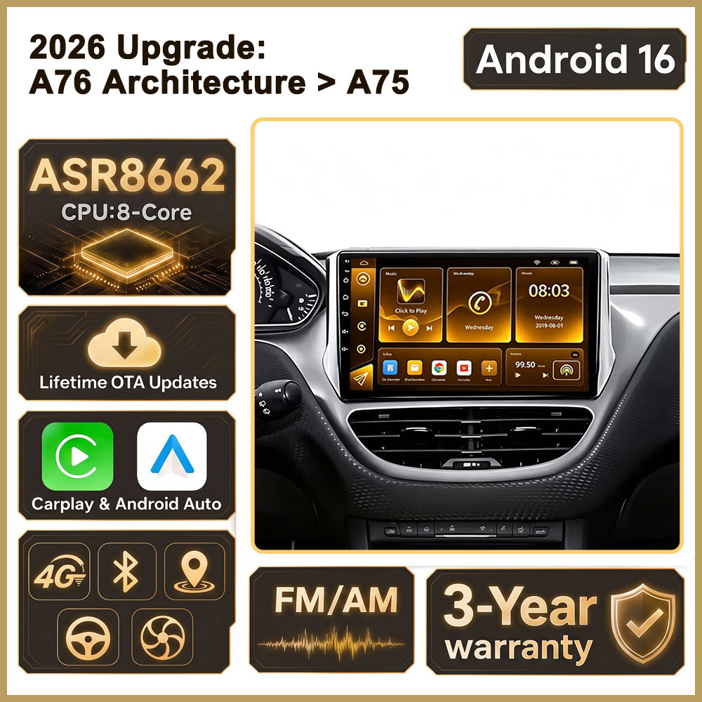 Car Radio Gps Navigation 10 Inch - راديو سيارة بنظام أندرويد 16 مع