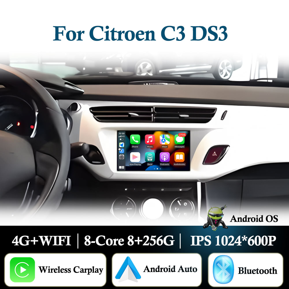Car Multimedia Player Carplay Android Auto - 7 