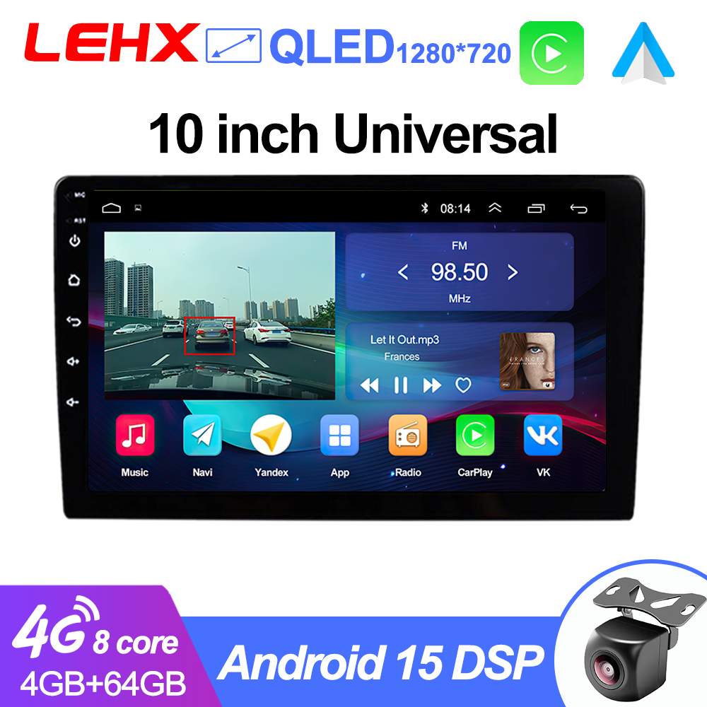 Car Dvd Player Bluetooth Steering Wheel - راديو سيارة LEHX 1 بوصة لاسلكي