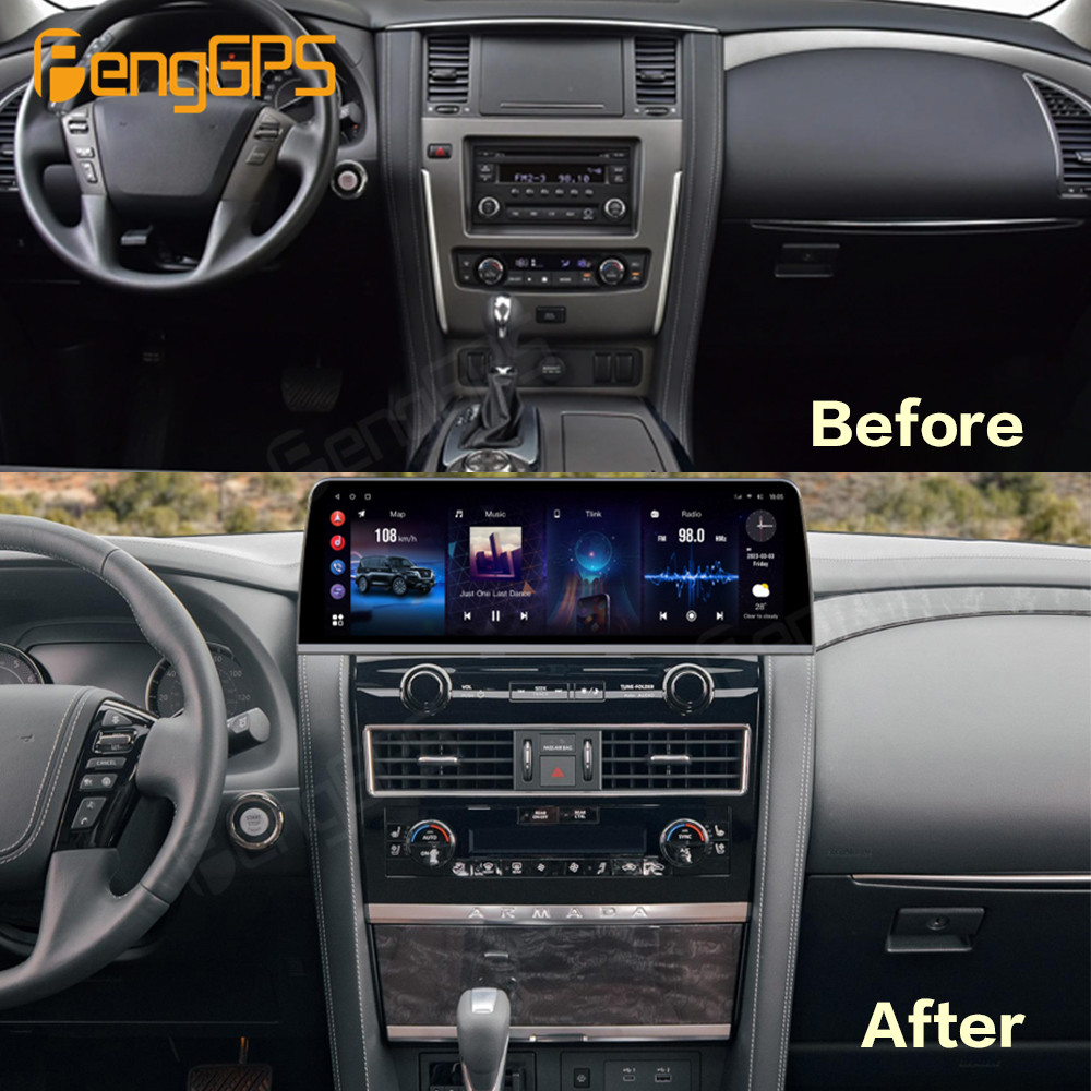 Android Head Unit 7862 Octa Core - 16.9 بوصة أندرويد 14 لنيسان باترول