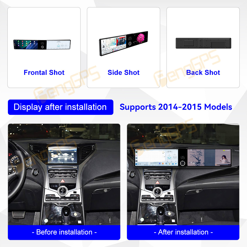 شاشة راديو سيارة مقاس 24.6 بوص - مراجعة Android Auto Head Unit 12.3 Inch وسعره