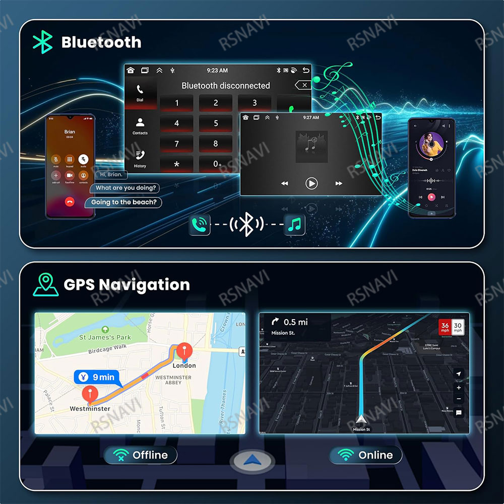 أندرويد 15 راديو السيارة لتويو - مراجعة Car Radio Gps Navigation 10 Inch وسعره