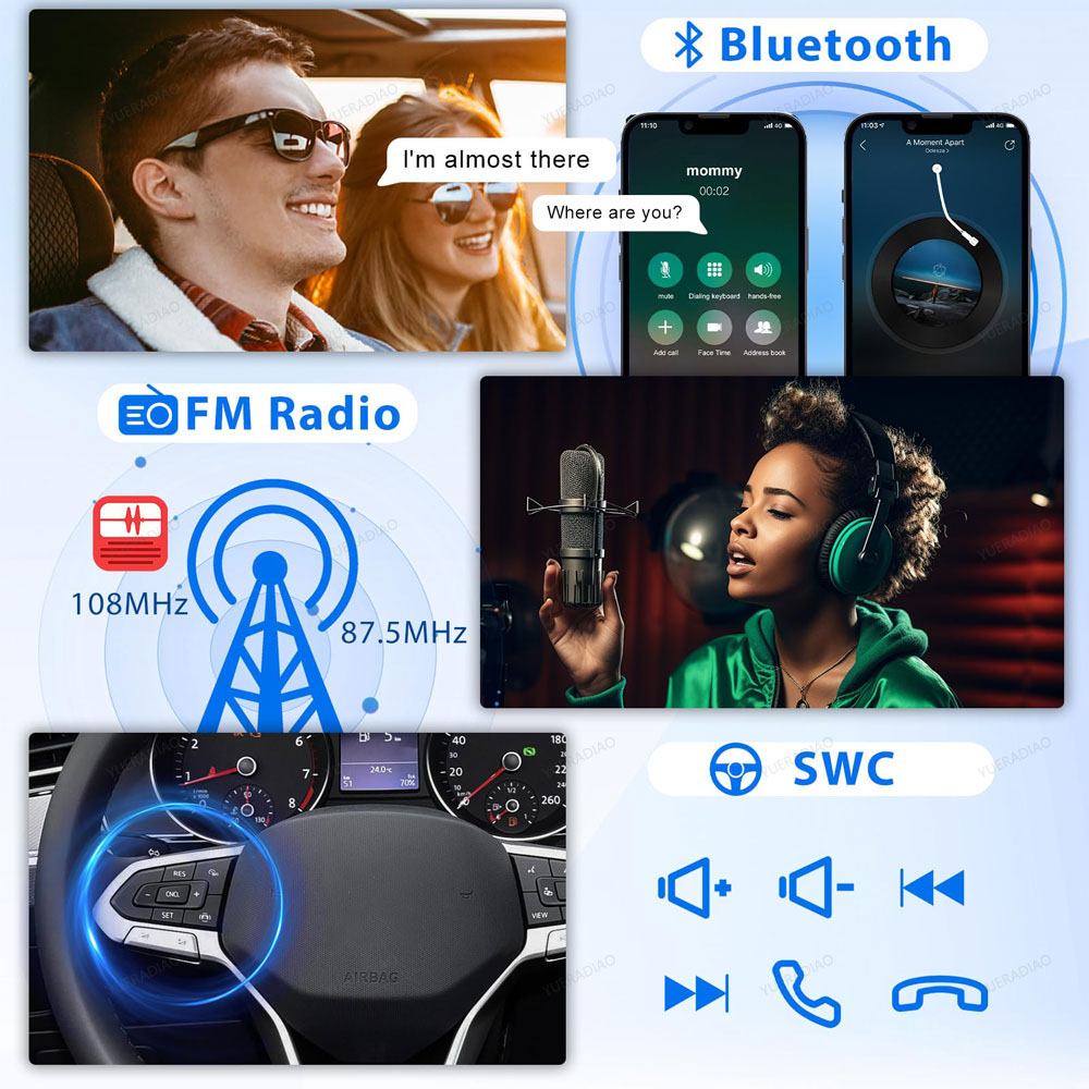 راديو سيارة بنظام أندرويد 16 ل - مراجعة Android Car Stereo 2 Din 8 Core وسعره