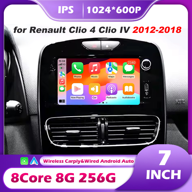 لسيارة رينو كليو 4 (كليو IV) 2 - مراجعة Car Multimedia Player Carplay Android Auto وسعره