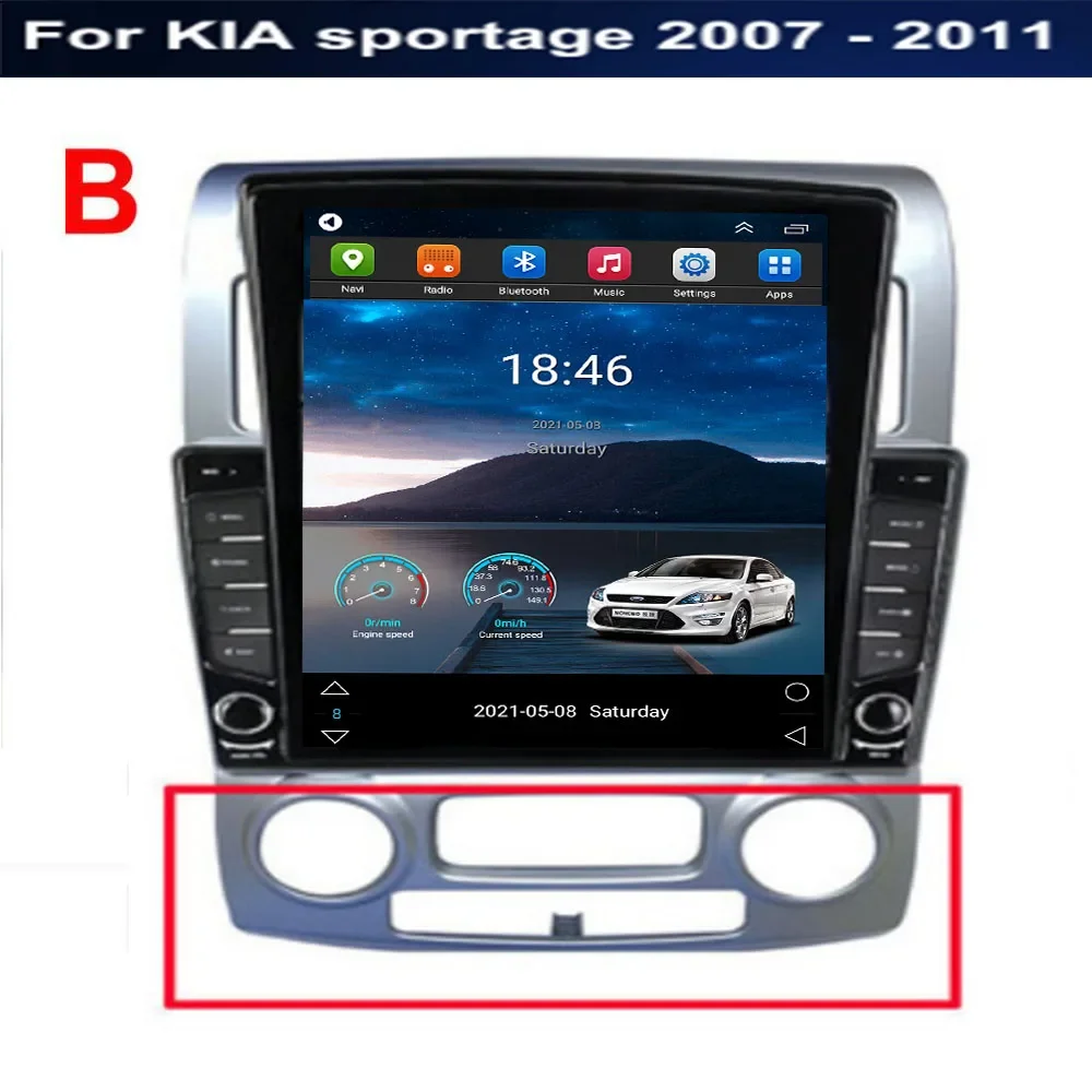 راديو سيارة بنظام أندرويد 14.0 - مراجعة Tesla Style Screen Car Radio وسعره