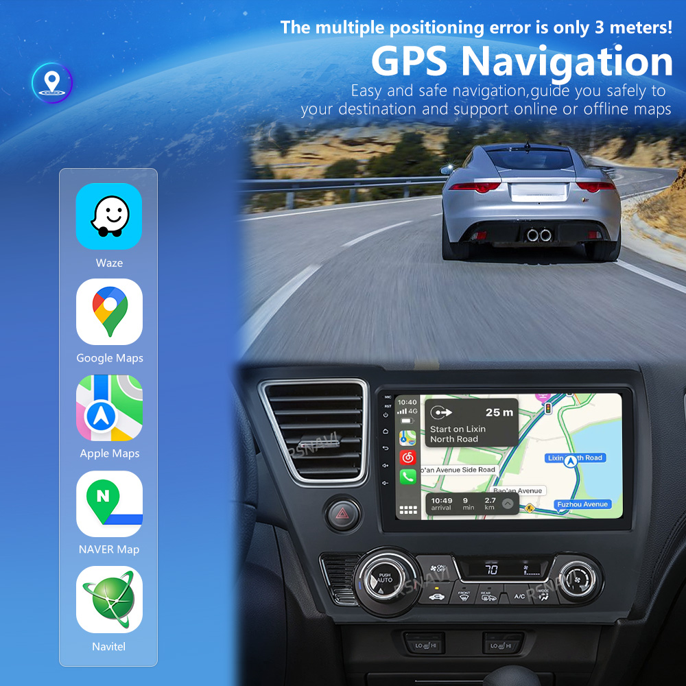 راديو سيارة RSNAVI بنظام أندرو - مراجعة Android Car Stereo 2 Din 8 Core وسعره