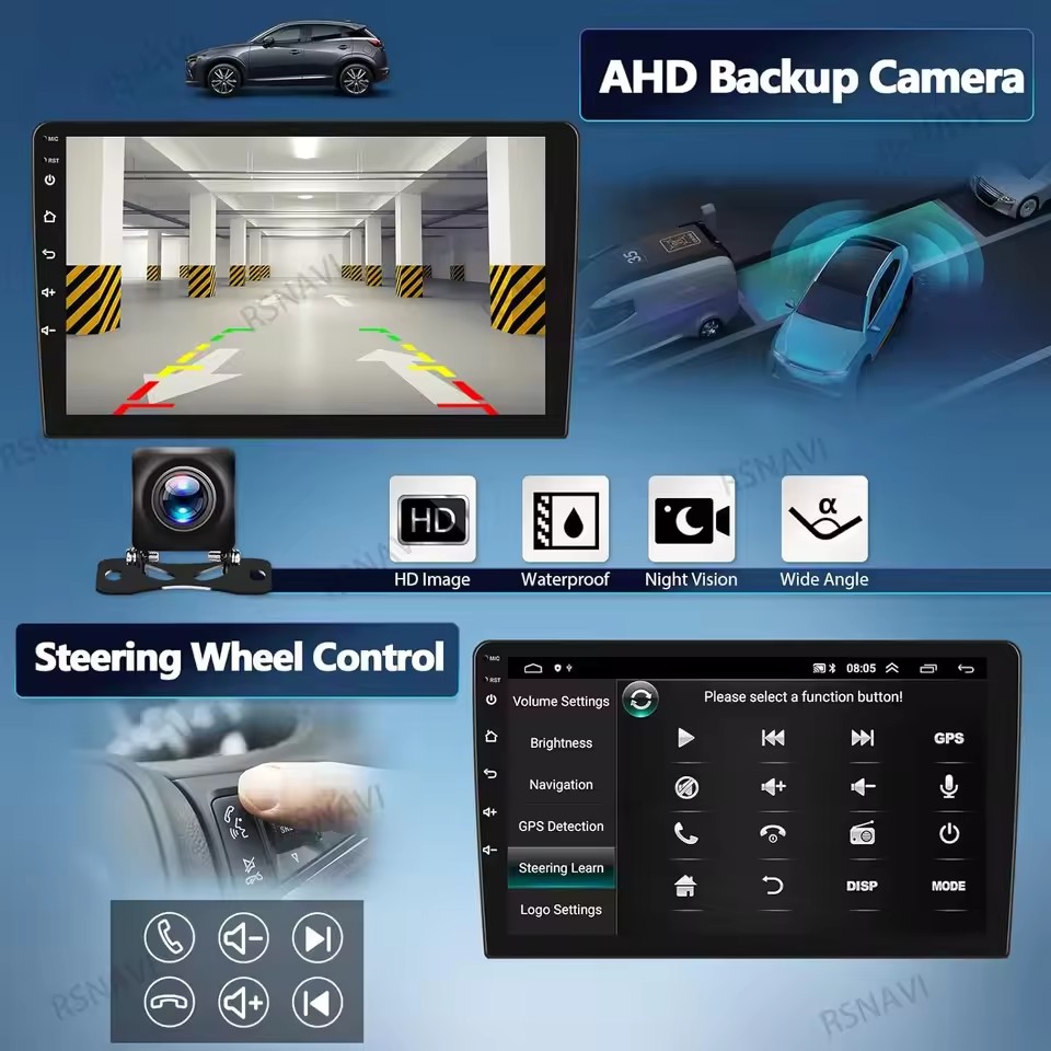 راديو سيارة بنظام أندرويد 16 ل - مراجعة Android Car Stereo 2 Din 8 Core وسعره
