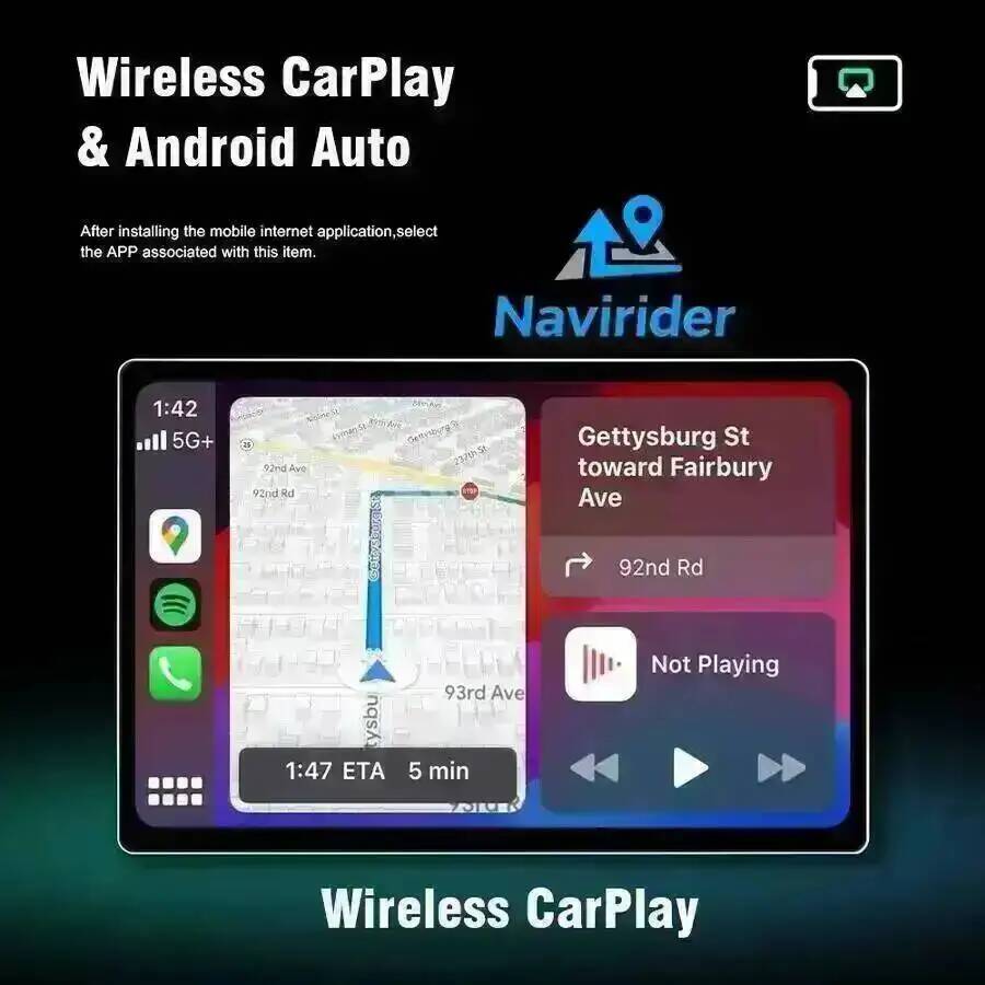 شاشة QLED بدقة 2K مقاس 12.5 بو - مراجعة Car Multimedia Player Carplay Android Auto وسعره