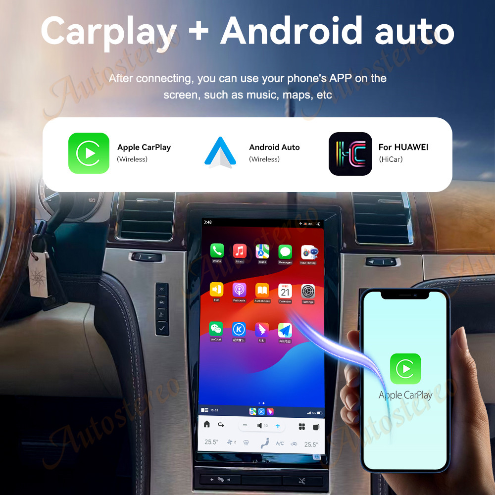 13.6 ''Ccarplay لكاديلاك إسكال - مراجعة Android Head Unit 7862 Octa Core وسعره