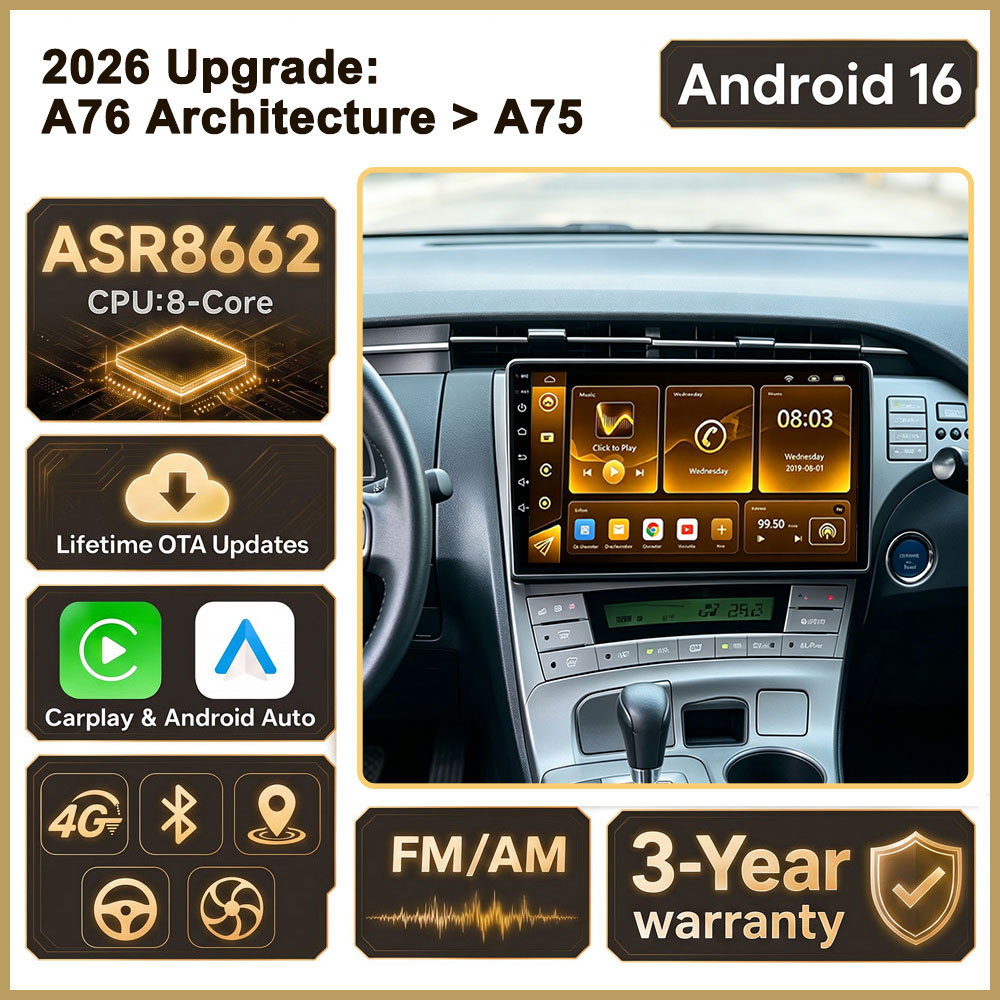 نظام أندرويد 16 بمعالج Cortex- - مراجعة Car Radio Gps Navigation 10 Inch وسعره