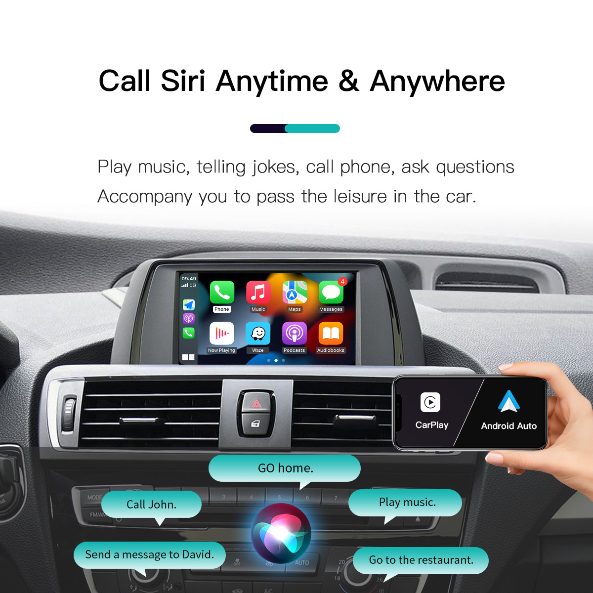 مشغل وسائط متعددة لاسلكي مع دع - مراجعة Car Multimedia Player Carplay Android Auto وسعره