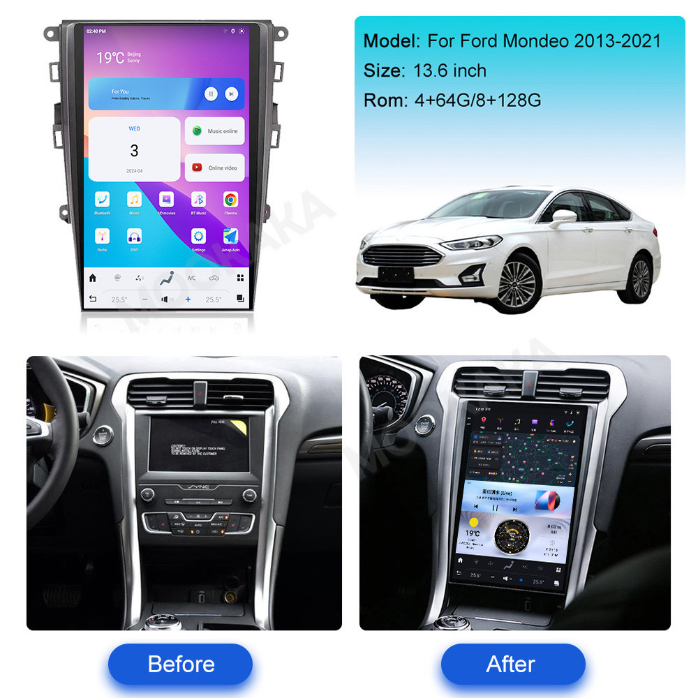 لفورد مونديو فيوجن MK5 2013-20 - مراجعة Android Head Unit 7862 Octa Core وسعره