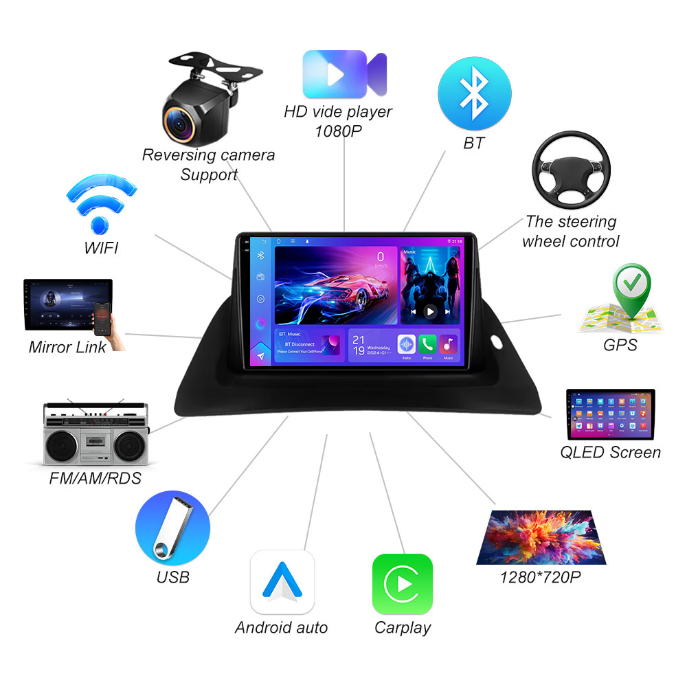 راديو سيارة أندرويد لرينو كانج - مراجعة Car Dvd Player Bluetooth Steering Wheel وسعره