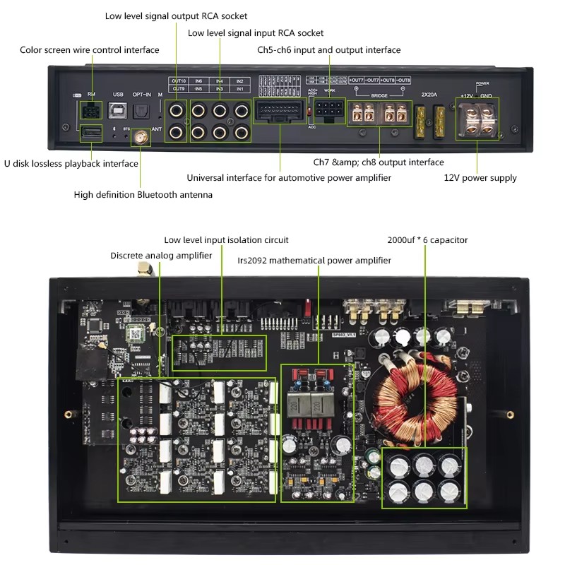 Sennuopu X12 10 قناة Dsp معالج - مراجعة Car Stereo Dsp 8 Channel وسعره