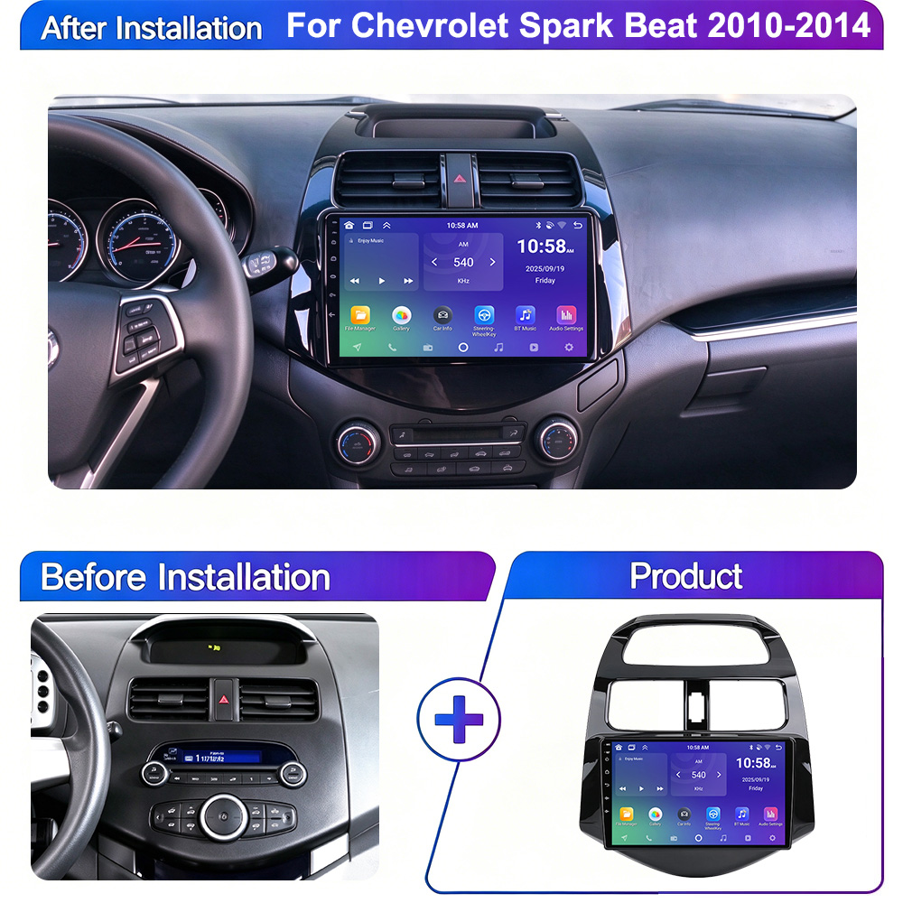 راديو سيارة بشاشة 9 بوصة لسيار - مراجعة Android Head Unit 6Gb 128Gb وسعره