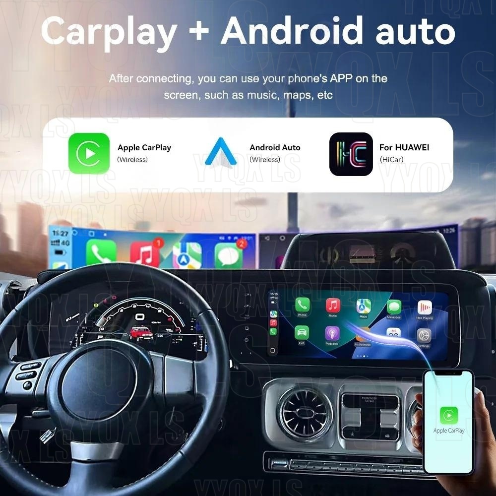 شاشة أندرويد أوتو مقاس 24.6 بو - مراجعة Android Auto Head Unit 12.3 Inch وسعره