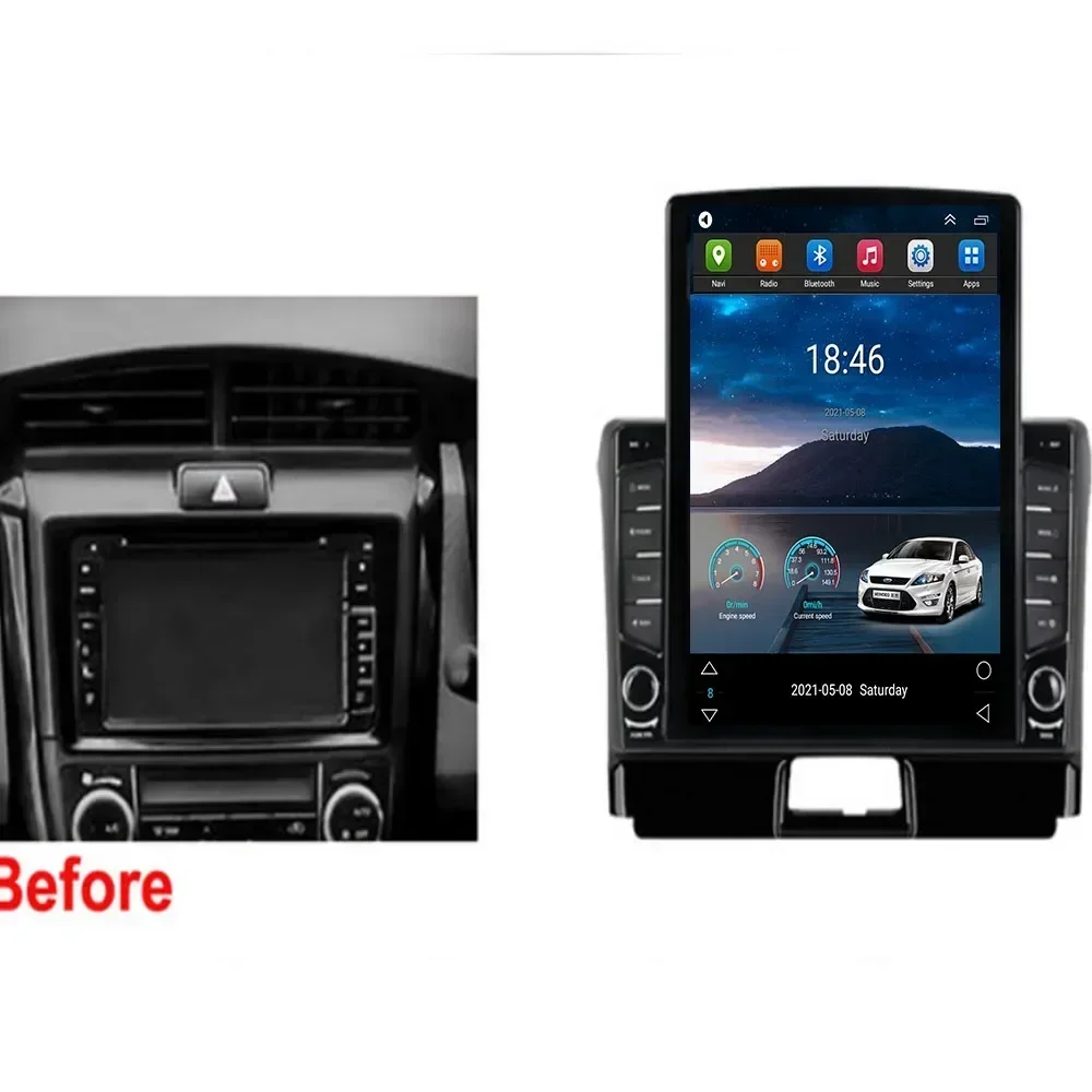 راديو سيارة بنظام أندرويد 13 ب - مراجعة Tesla Style Screen Car Radio وسعره