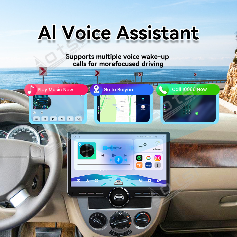 شاشة راديو سيارة بنظام أندرويد - مراجعة Car Multimedia Player Carplay Android Auto وسعره
