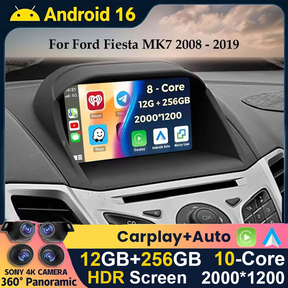 أندرويد 16 كاربلاي أوتو لفورد  - مراجعة Android Car Stereo 2 Din 8 Core وسعره