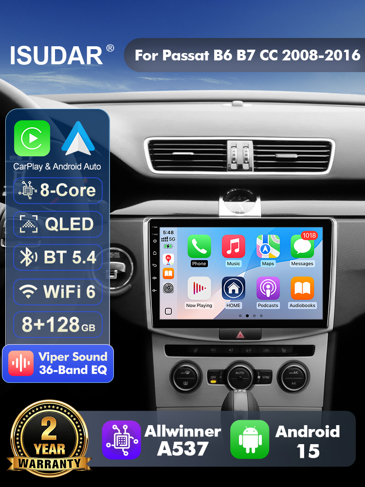 راديو ISUDAR T57 بنظام أندرويد - مراجعة Android Head Unit 6Gb 128Gb وسعره